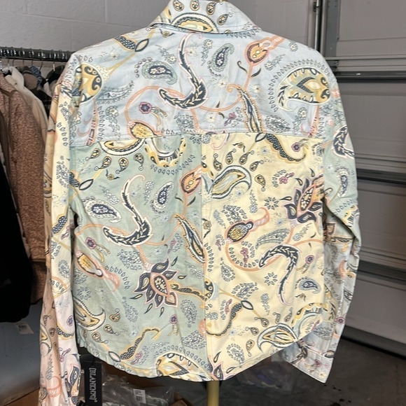 BlankNYC Coming Through Paisley Denim Jacket - Picture 4 of 6